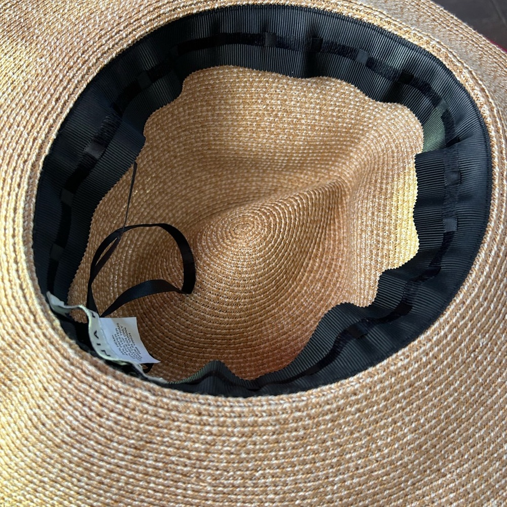 Eugenia Kim like new straw hat adjustable for head size - Picture 3 of 13